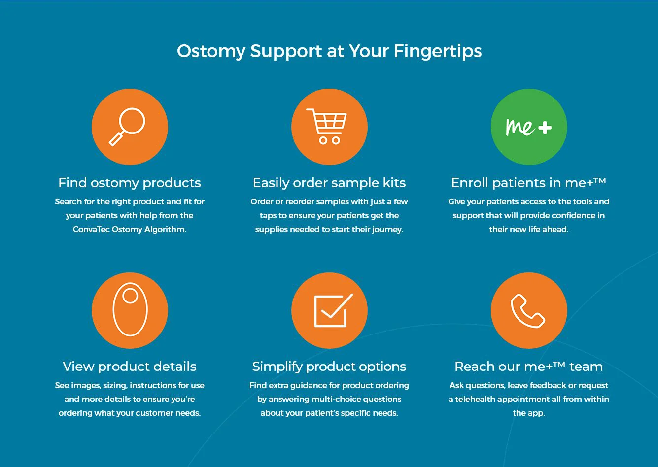 Suporte em estomia ao alcance dos seus dedos