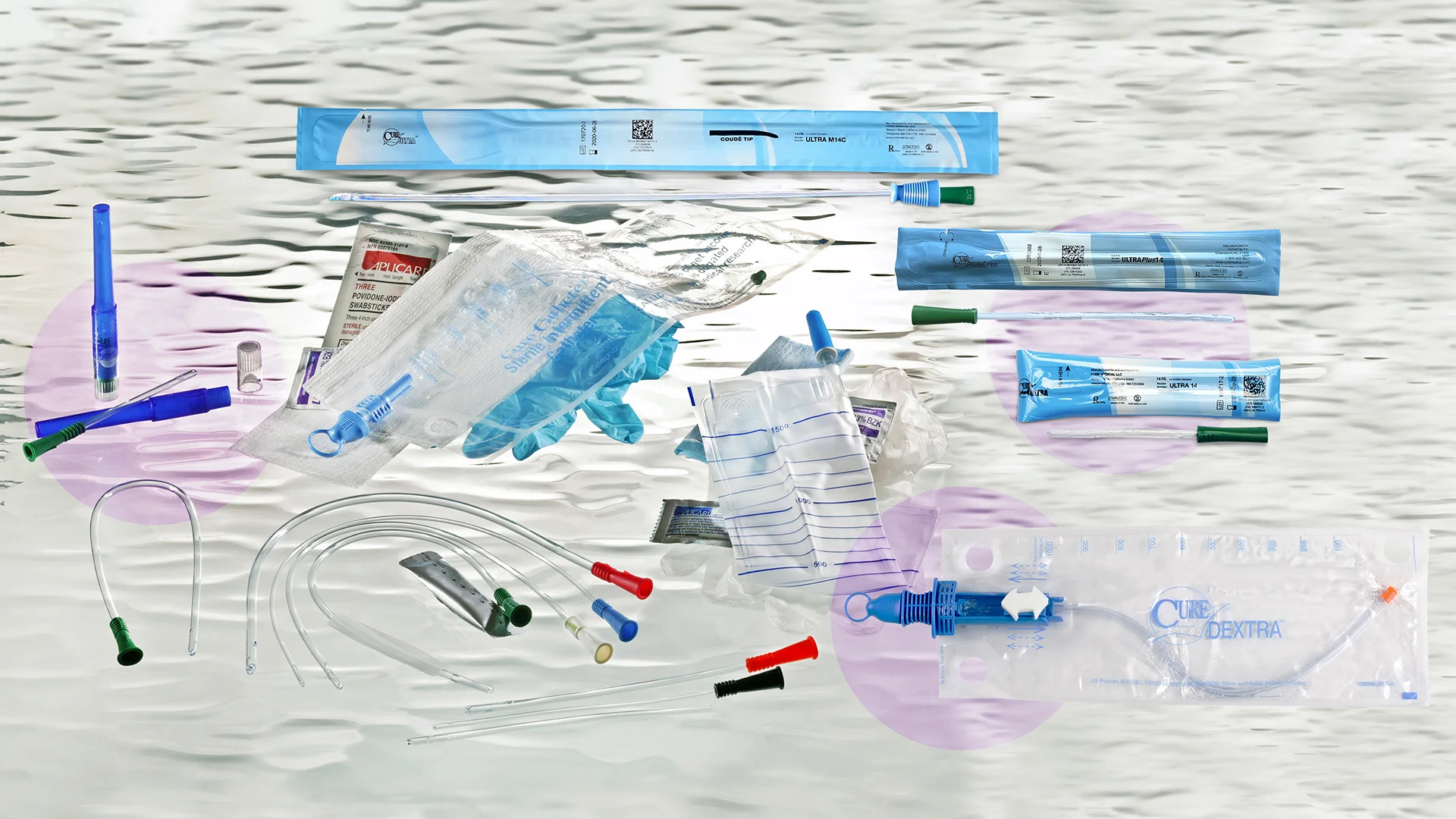 a group of medical tools