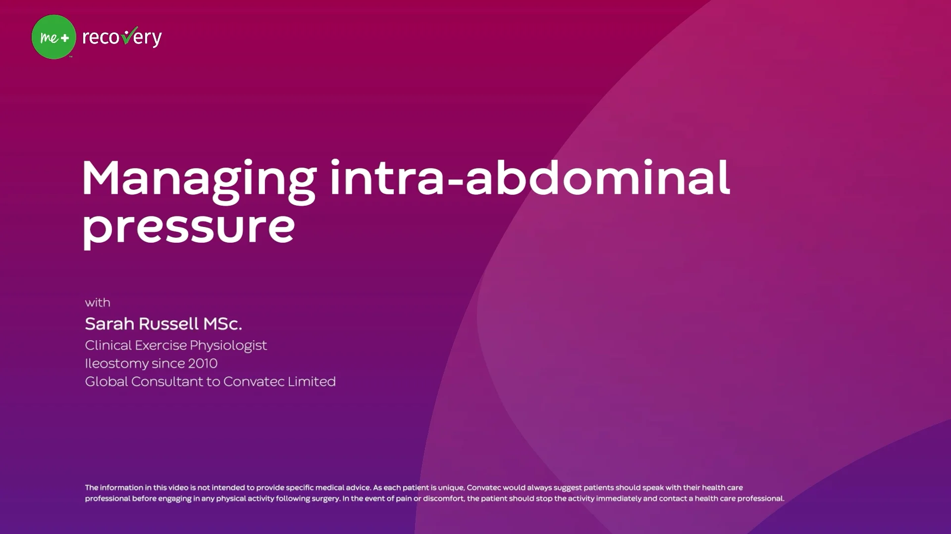 Um vídeo sobre Técnicas para Gerir a Pressão Intra-abdominal através da Respiração e Conexão Core.